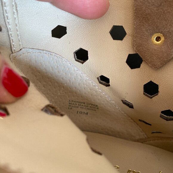 BETTYE Muller Leather "Finn" Peep Toe Bootie New - Picture 10 of 10